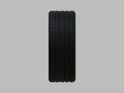 Miniature Enkei RS05RR Rim and Tire - 3D Print - No Textures 3D print model
