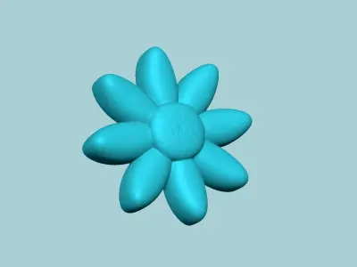 Jelly Candy Molding Flower A - Gummy Mould Free 3D print model