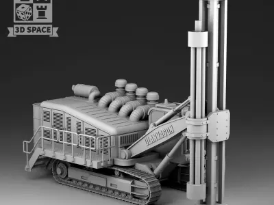 drilling machine 3D print model