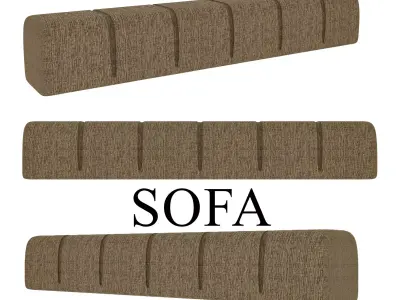 3d Sofa  Free low-poly 3D model