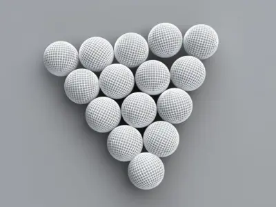 Snooker Balls 3D model