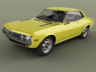 Toyota Celica coupe 1600 ST 1970 3D model