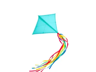 Vivid Sky Kite model pack Low-poly 3D model