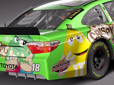  Nascar Toyota Camry M Ms Kyle Busch 2015 3D model