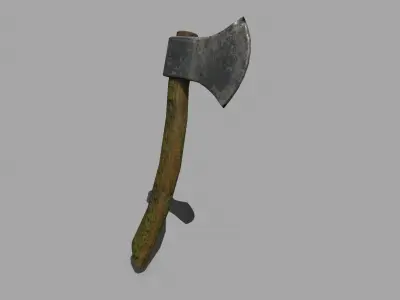 Axe 1 Low-poly 3D model