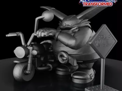 BIG THE CAT - SONIC and ALL-STARS RACING TRANSFORMED Free 3D print model