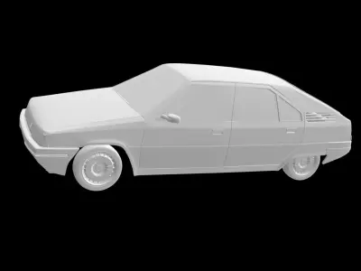 Citroen BX 3D print model