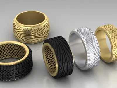 Rings  Fuck speed limit  3D print model