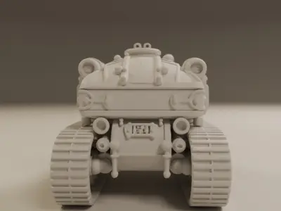 tank steampunk 3D print model