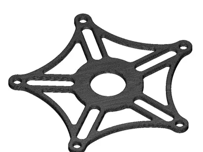Crank Arm Metal Bracket 3D print model