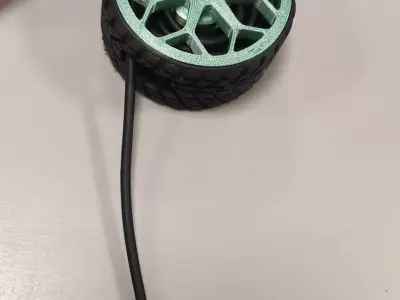 USB cable winder 3D print model