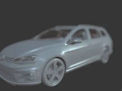 Volkswagen Golf 3D model