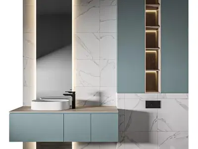 Luxury Bathroom 296 3D model