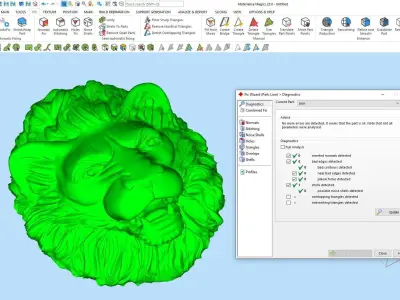 Lion man ring  gold  jewelry printable 3D model 3D print model