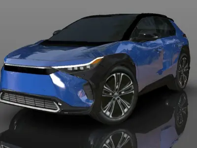 Toyota bZ4X Hi 2023 3D model Game Ready Asset Low-poly 3D model