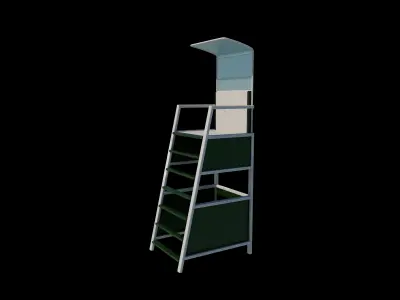 Referee Stand 3D model