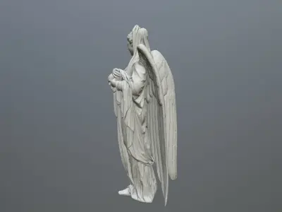 Angel Statue 02 3D print model