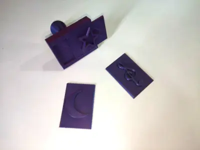 Stamp 07 - Fish - Fondant Decoration Maker Toy 3D print model