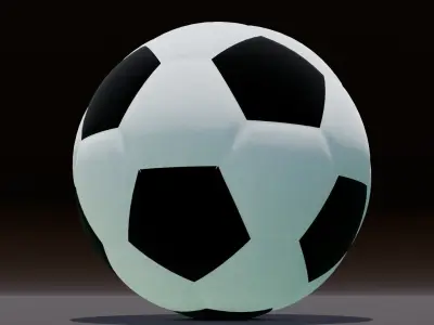 Ball 3D Model Low-poly 3D model
