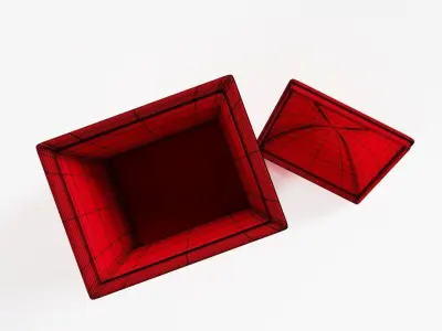 Small Polka Dot Kitchen Storage Jar 3D model