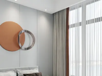 Modern Luxury Bedroom 3D model