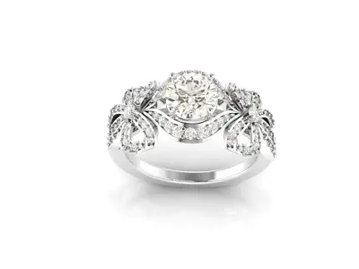 ENGAGEMENT RING 3D print model 41