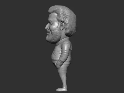 bud spencer  3d caricature model  3D print model