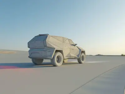 Karlmann King SUV Low-poly 3D model