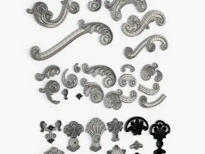 Architectural kit bash cnc 3D model