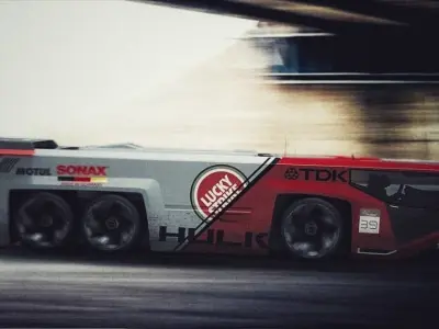 HULK RACING TRUCK Low-poly 3D model