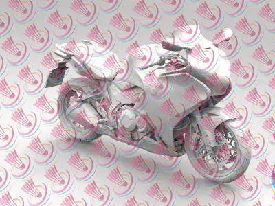 HONDA CRF FOR 3D PRINTING 3D model