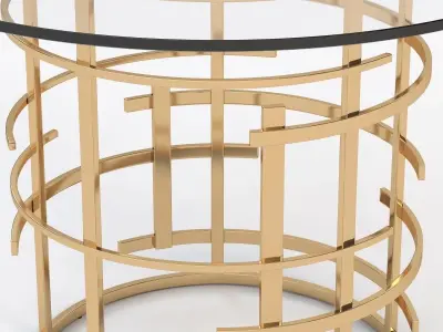 Jules Dining Table 3D model