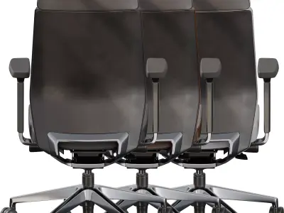 KOKUYO Elise Executive Chair Low-poly 3D model