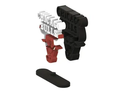 Chicago Bulls NBA 2 Version  3D print model