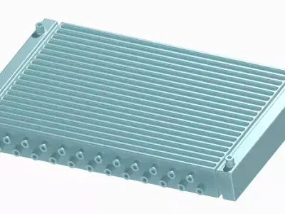 Kids Engineering Car Radiator 3D print model