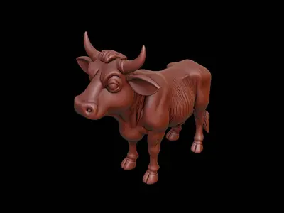 Cow Animal Sculpture 3D print model purchase