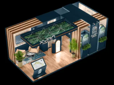 Real Estate Exhibition Stand  3D model