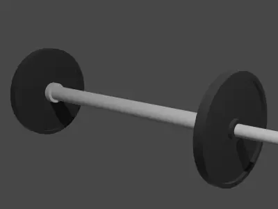 Olympic weights Low-poly 3D model