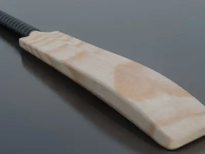 Cricket bat  Low-poly 3D model
