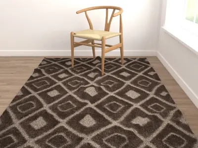 Rugs No 298 Low-poly 3D model