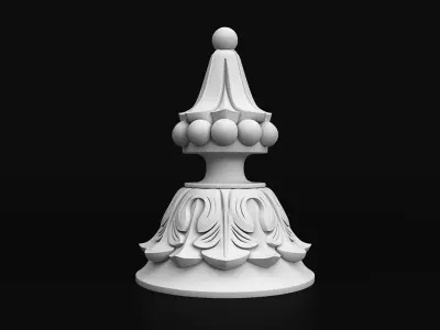 Pinecone Corbel 3D model