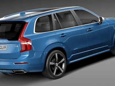 Volvo XC90 R-design 2015 3D model