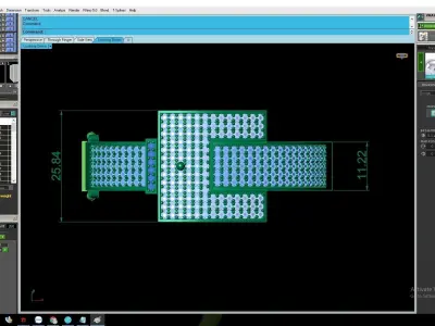 Luxury Geometric Pave Diamond Ring for Women 2147 3D print model