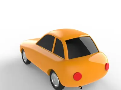 toon car 3D model from CGTrader