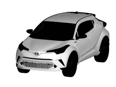 Toyota C-HR  3D model