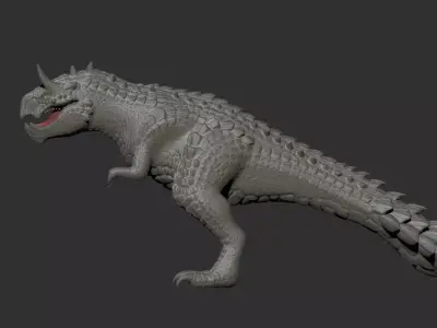 The Dread jaw Grimmsaurs Zbrush Project File 3D model