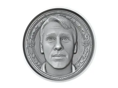 Philipp Lahm Footballer Medallion 3D print model