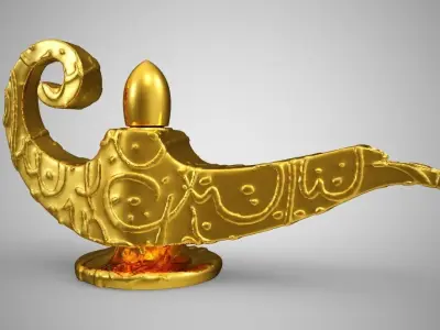  Magical Lamp 3D model