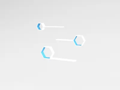 Wall Rack v1 010 Low-poly 3D model