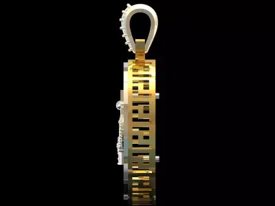 Crown stl 3dm Pendant Model jp0342 3D print model